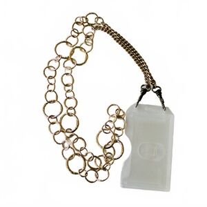 ☃️ 2/$18 Chain Lanyard/ID Holder, Gold-tone